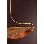 4_Corbett Lighting Medea 40" 4 Lt. Gold Leaf Linear more views