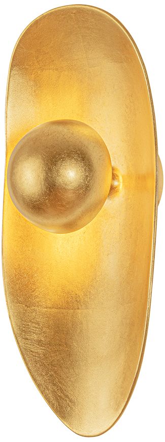 Image 2 Corbett Lighting Meena Wall Sconce Vintage Gold Leaf