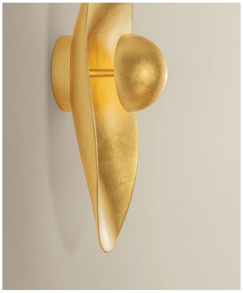 Image 3 Corbett Lighting Meena Wall Sconce Vintage Gold Leaf more views