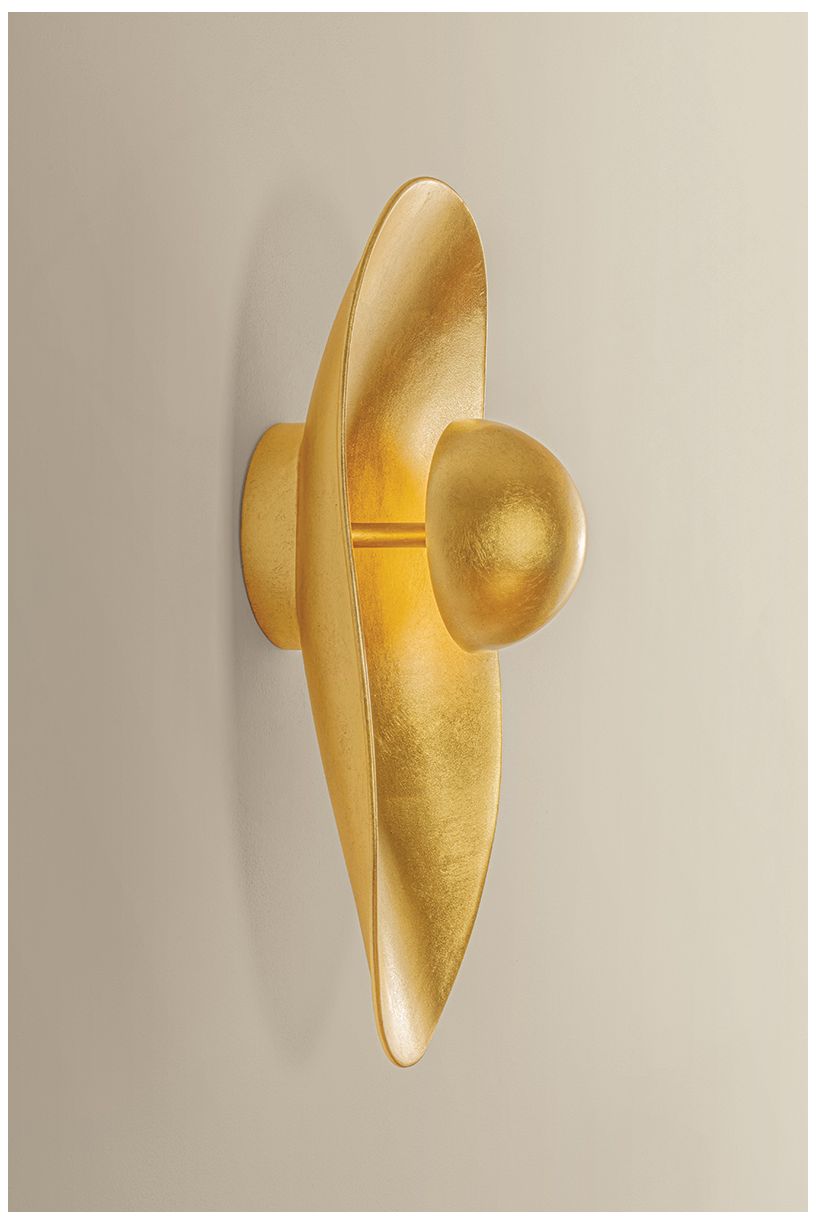 Image 4 Corbett Lighting Meena Wall Sconce Vintage Gold Leaf more views