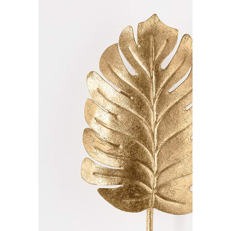 Image 2 Corbett Lighting Seychelles 11.25" 2 Lt. Vintage Gold Leaf Wall Sconc more views
