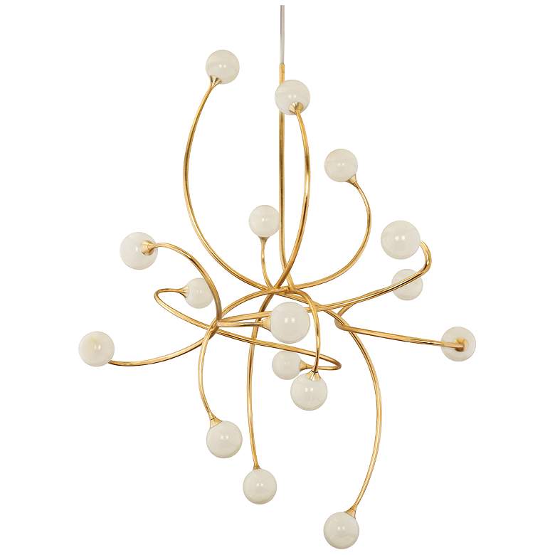 Image 1 Corbett Lighting Signature 61 Inch Chandelier HAND-CRAFTED IRON