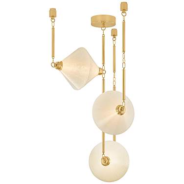 Corbett Lighting Solara Chandelier Vintage Polished Brass