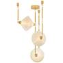 Corbett Lighting Solara Chandelier Vintage Polished Brass