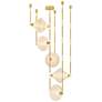Corbett Lighting Solara Chandelier Vintage Polished Brass