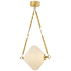 Corbett Lighting Solara Pendant Vintage Polished Brass