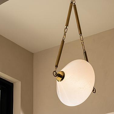 Corbett Lighting Solara Pendant Vintage Polished Brass