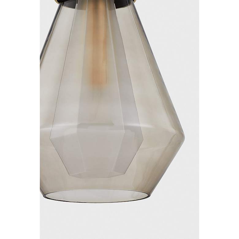 Image 3 Corbett Lighting Tragus 14" 1 Lt. Vintage Brass Pendant more views