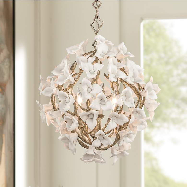 Image 1 Corbett Lily 18 1/2" Wide 4-Lt Pendant