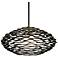 Corbett Luma 50" Wide Textured Black Pendant Light