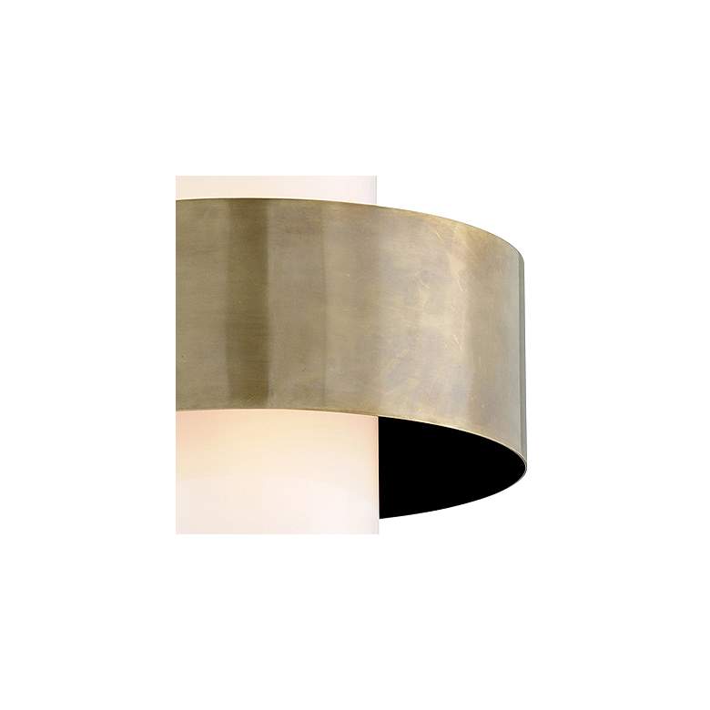 Image 3 Corbett Melrose 18" Wide Vintage Brass Pendant Light more views