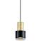Corbett Melrose 6" Wide Vintage Brass Mini Pendant