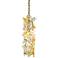 Corbett Milan 5" Wide Gold Leaf Butterflies Mini Pendant