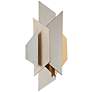 Corbett Modernist 18 1/2" High Polished Steel Wall Sconce