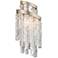 Corbett Mont Blanc 16 1/2"H Modern Silver Leaf Wall Sconce