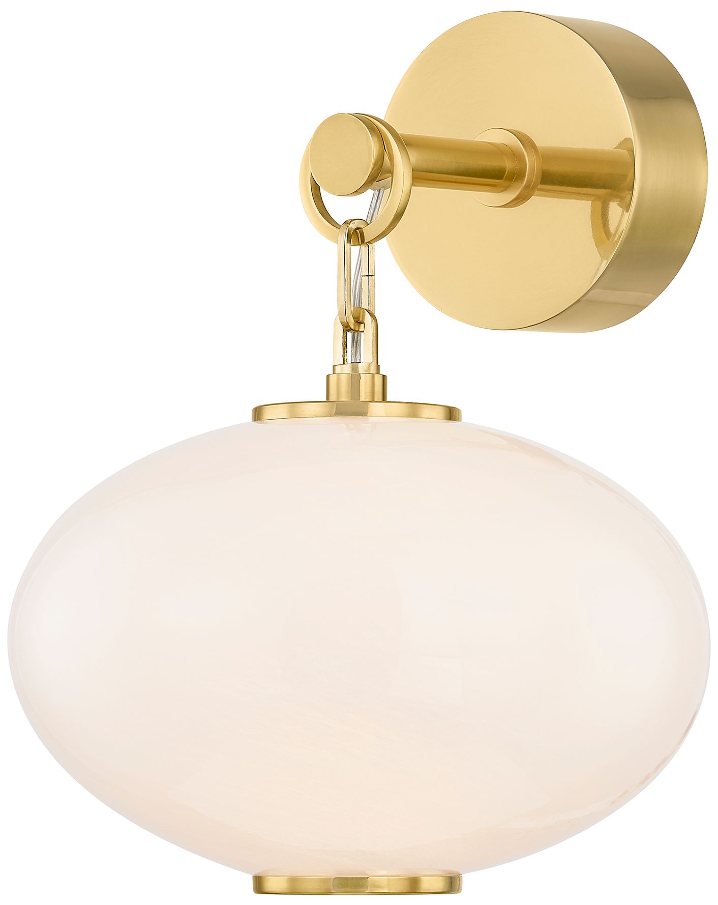 Corbett Nephele Wall Sconce 10 Inch In Vintage Polished Brass