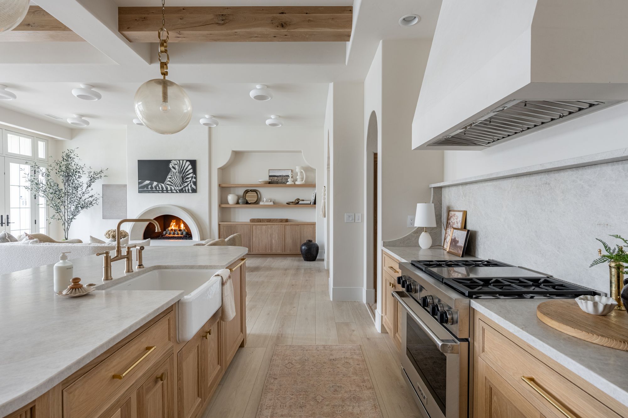 Corbett Nessa 17 3/4" Wide Vintage Brass Pendant Light