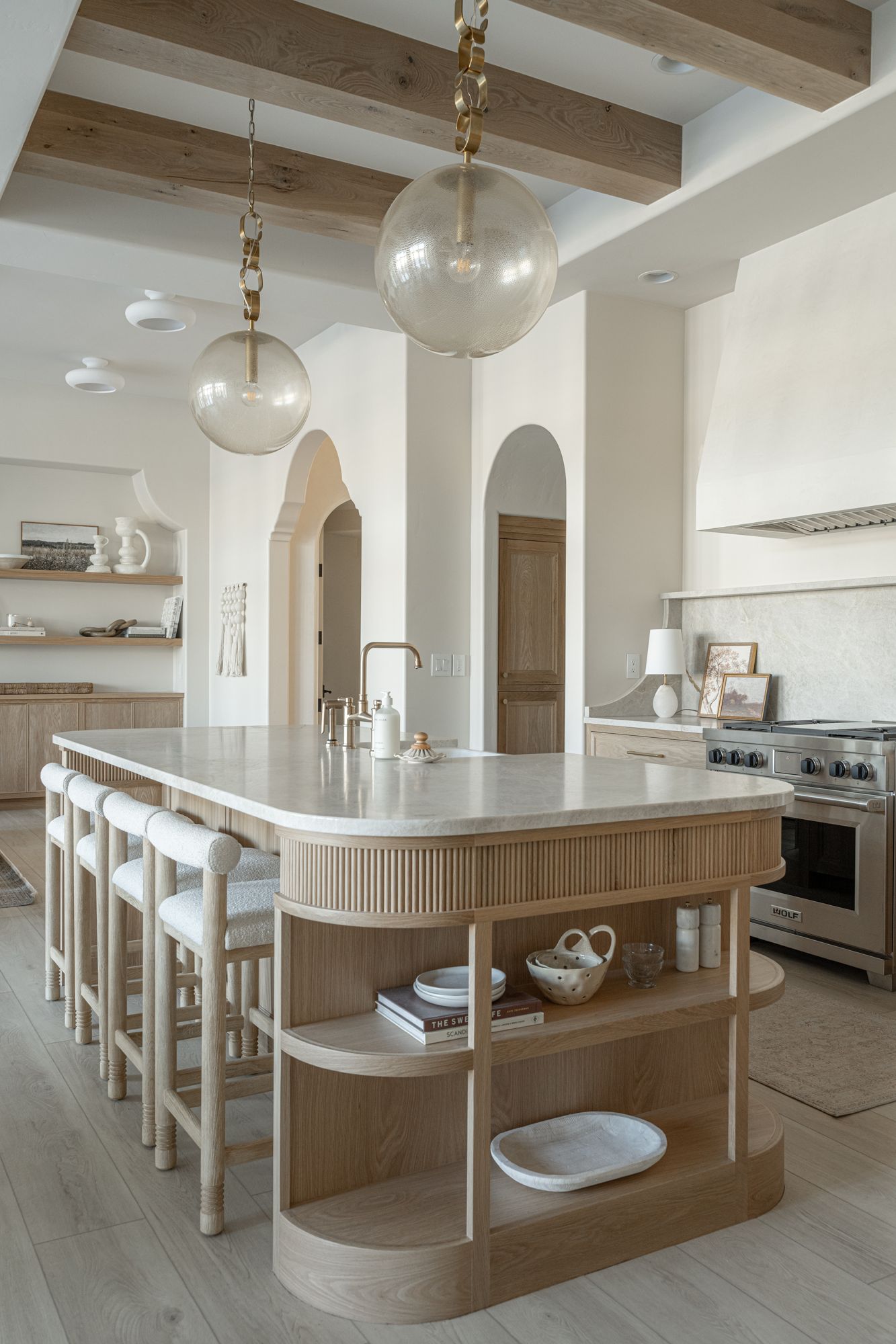 Corbett Nessa 17 3/4" Wide Vintage Brass Pendant Light