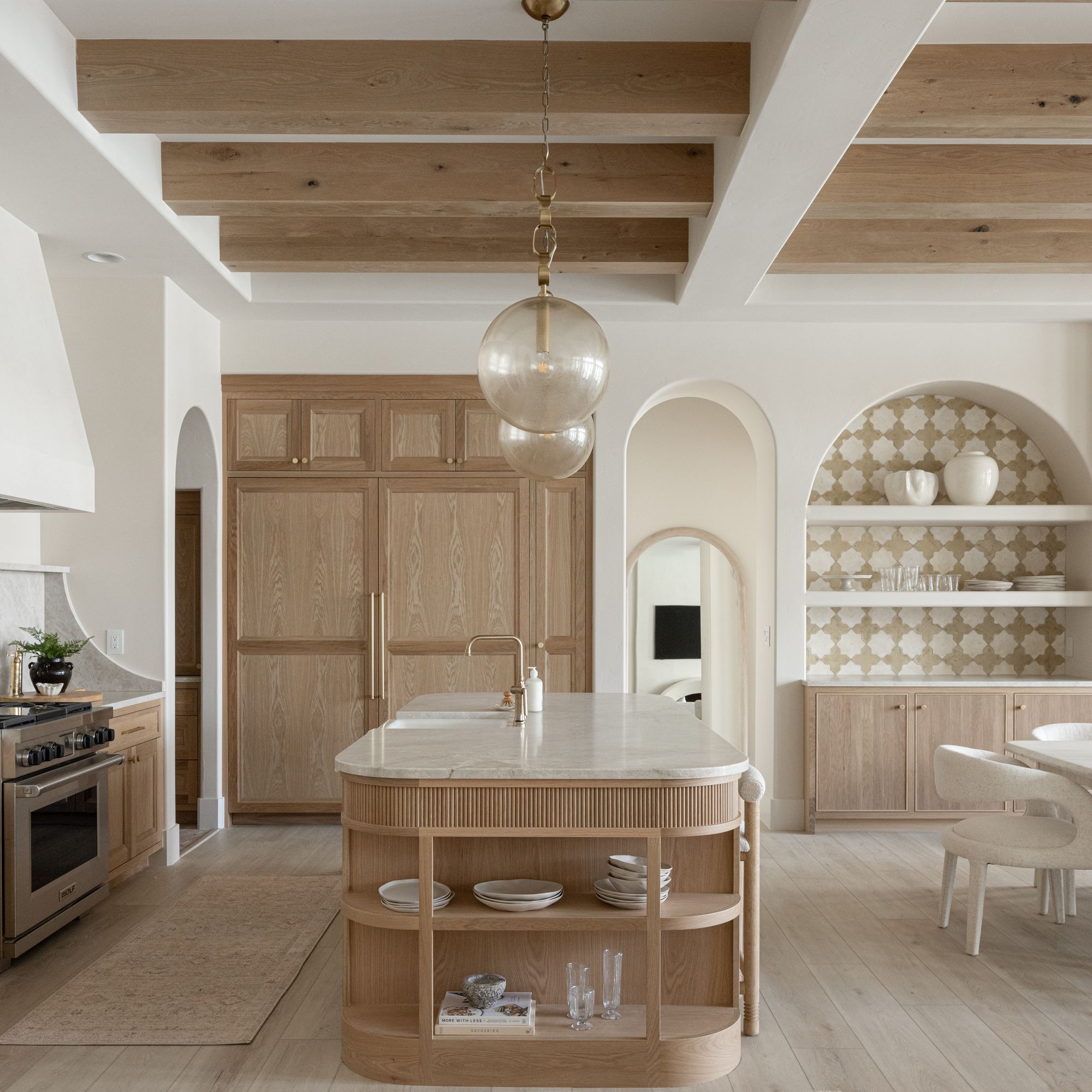 Corbett Nessa 17 3/4" Wide Vintage Brass Pendant Light