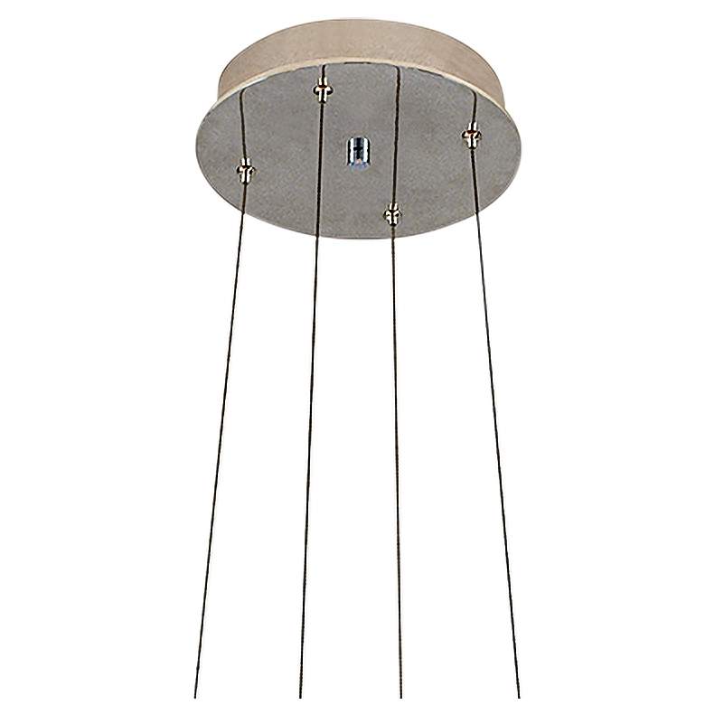 Image 4 Corbett Nexus 38" Wide Silver Leaf 12-Light LED Chandelier more views