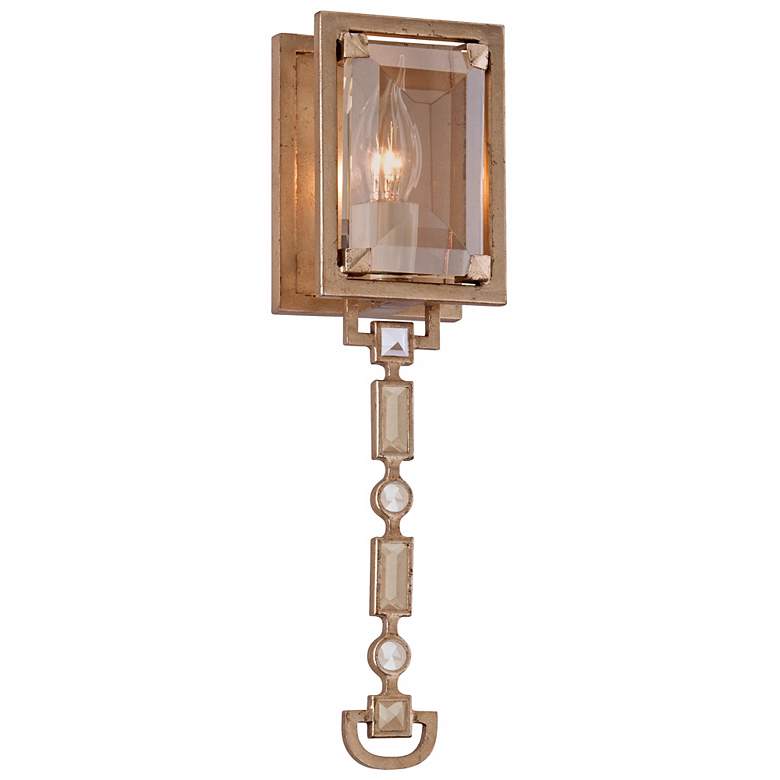 Image 1 Corbett Paparazzi Topaz Leaf 15 3/4 inch High Wall Sconce