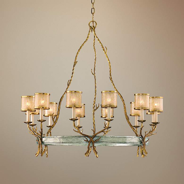 Image 1 Corbett Parc Royale 41" Wide Gold Ice 12-Light Chandelier