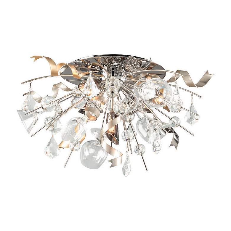 Image 1 Corbett Party All Night 28 inch Wide Crystal Ceiling Light