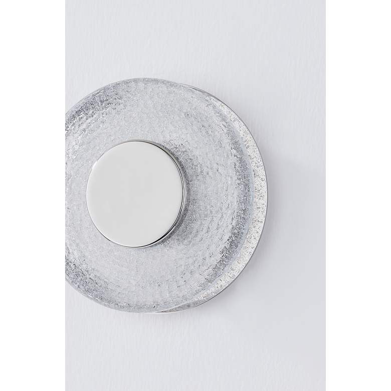 Image 2 Corbett Pearl 6In. Polished Nickel 1 Lt. Sconce more views