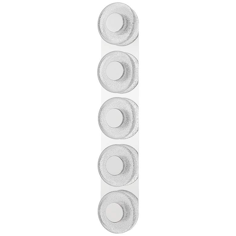 Image 1 Corbett Pearl 6In. Polished Nickel 5 Lt. Sconce