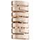 Corbett Recoil 13 1/2" High Silver Leaf Wall Sconce