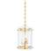 Corbett Rio 10 1/4" Wide Vintage Polished Brass Mini Pendant