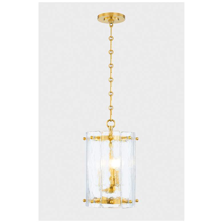 Image 5 Corbett Rio 10 1/4" Wide Vintage Polished Brass Mini Pendant more views