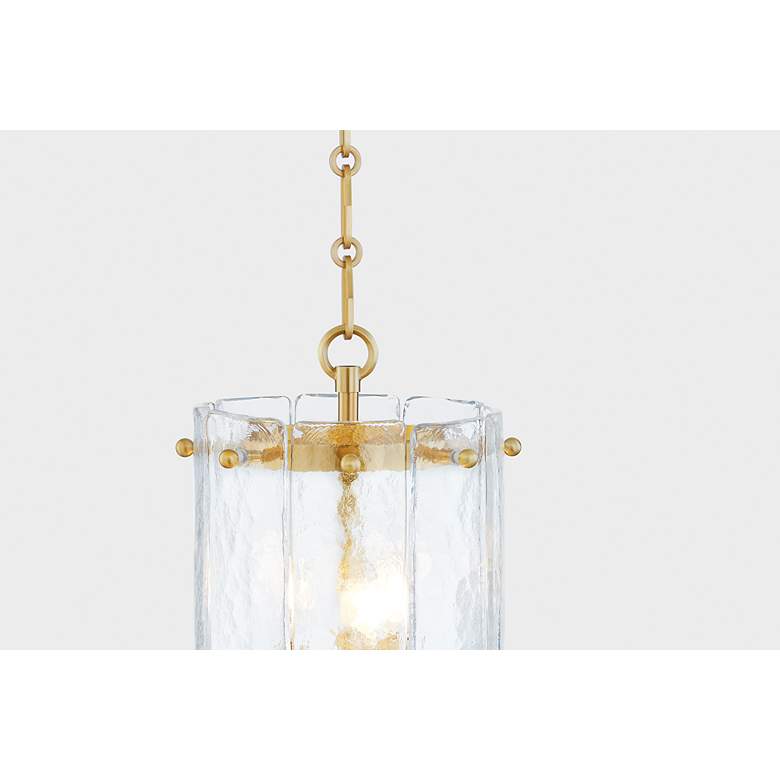 Image 6 Corbett Rio 10 1/4" Wide Vintage Polished Brass Mini Pendant more views