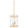 6_Corbett Rio 10 1/4" Wide Vintage Polished Brass Mini Pendant more views
