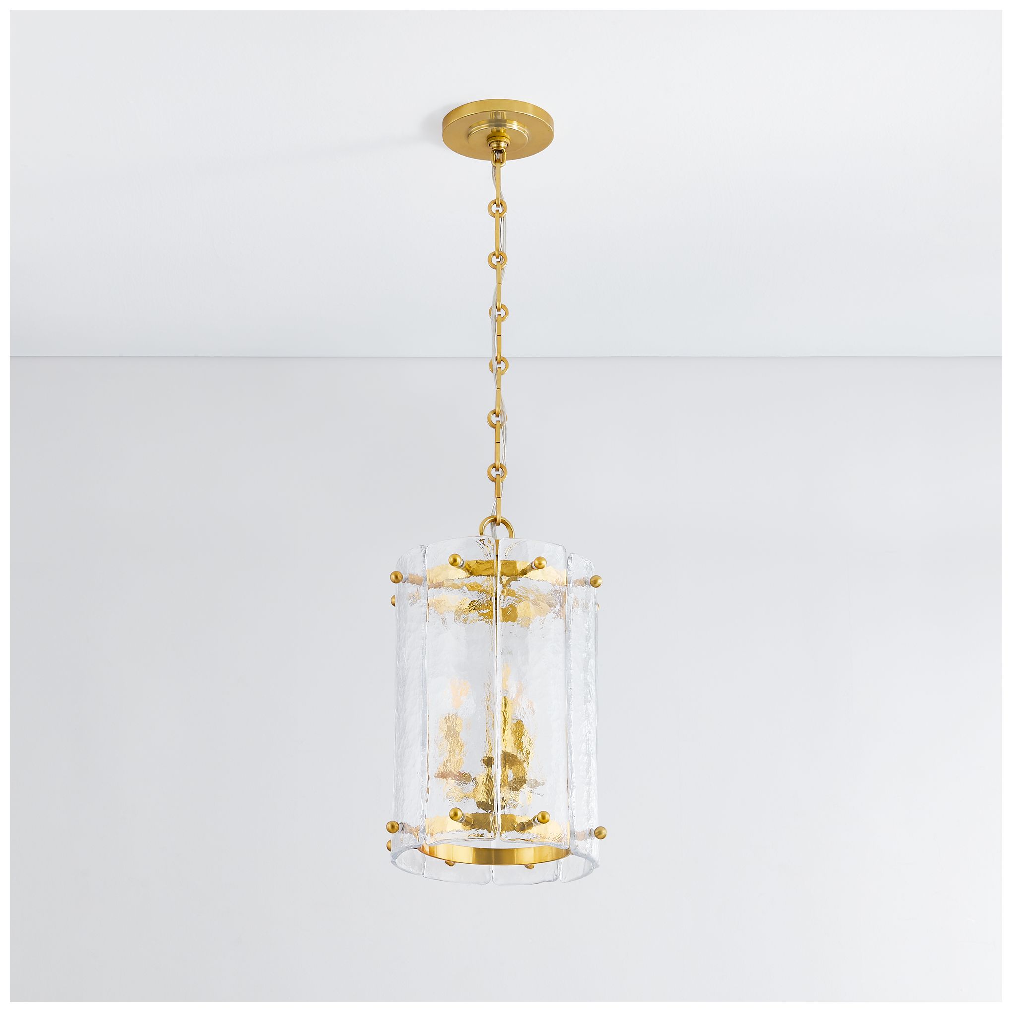 Image 7 Corbett Rio 10 1/4" Wide Vintage Polished Brass Mini Pendant more views