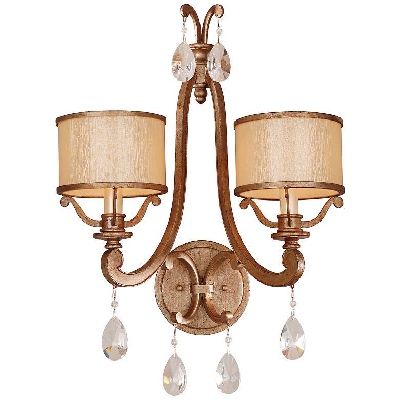 Image 1 Corbett Roma Collection 20 1/2 inch High 2-Light Wall Sconce