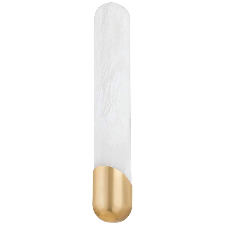 Image 1 Corbett Rome 25 1/4" High Vintage Brass LED Wall Sconce