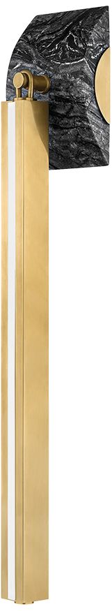 Image 5 Corbett Silja Wall Sconce 4.5 Inch In Vintage Brass more views