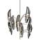 Corbett Sofia 27" Wide Silver Leaf 8-Light Chandelier