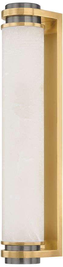 Image 2 Corbett Sorrento Wall Sconce 17 Inch In Vintage Brass/Vintage Pewter more views