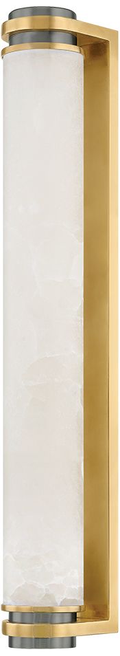 Image 2 Corbett Sorrento Wall Sconce 22 Inch In Vintage Brass/Vintage Pewter more views