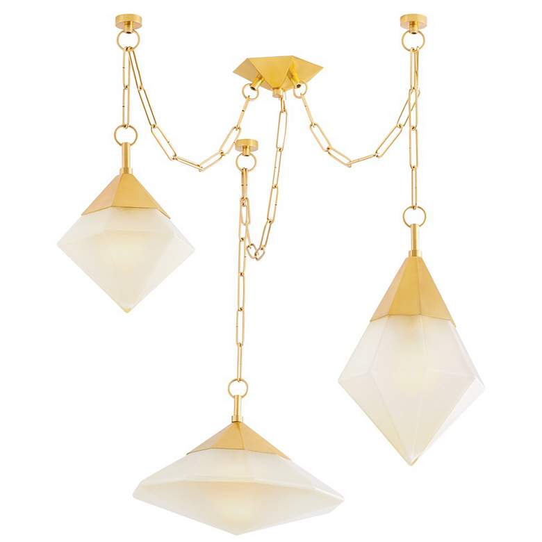 Image 1 Corbett-Standard Angelique 58 in. Vintage Polished Brass Chandelier