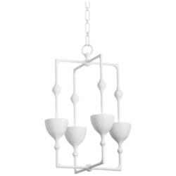 Corbett-Standard Antalya 15.75 in. Gesso White Lantern