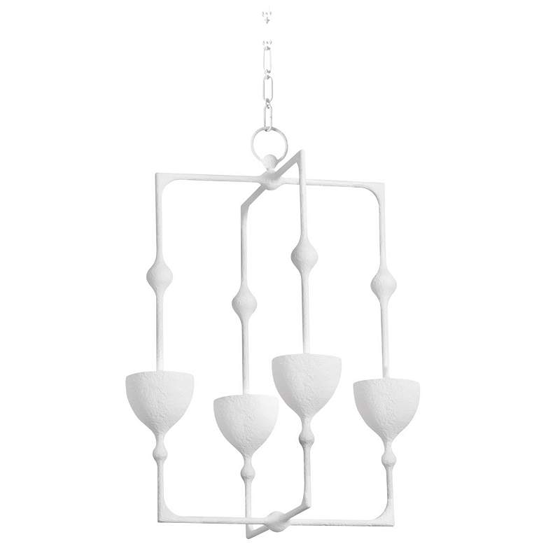 Image 1 Corbett-Standard Antalya 22 in. Gesso White Lantern