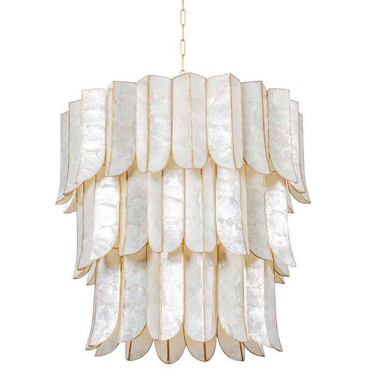 Image 2 Corbett-Standard Cartagena 31.5 in. Vintage Gold Leaf Chandelier