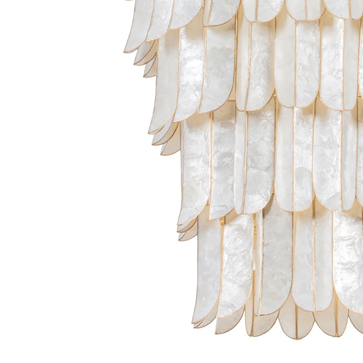 Image 2 Corbett-Standard Cartagena 39.5 in. Vintage Gold Leaf Chandelier more views