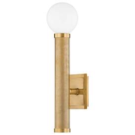 Image1 of Corbett-Standard Pienza 5.5 in. Vintage Brass Wall Sconce
