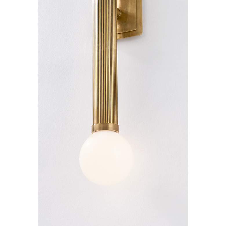 Image 2 Corbett-Standard Pienza 5.5 in. Vintage Brass Wall Sconce more views