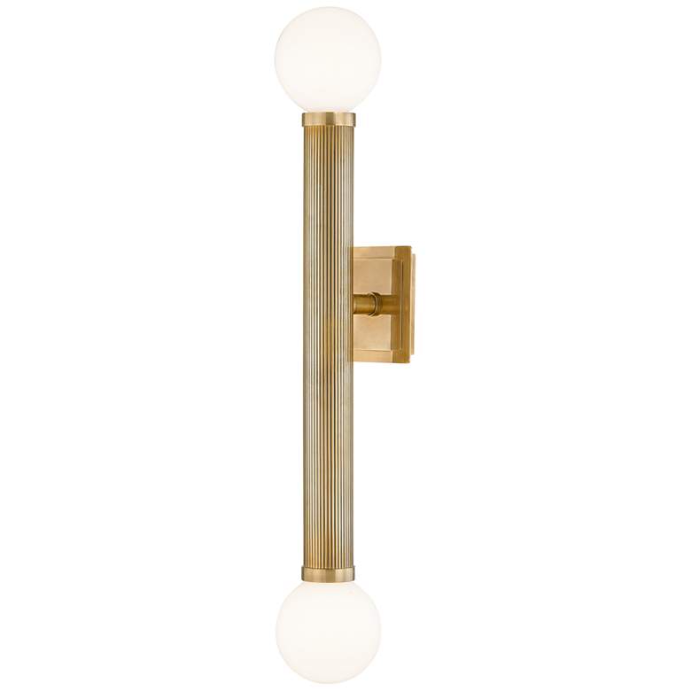 Image 4 Corbett-Standard Pienza 5.5 in. Vintage Brass Wall Sconce more views