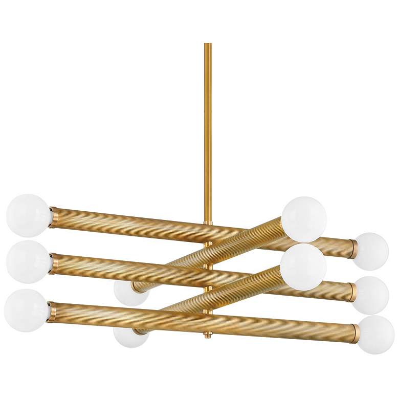Image 1 Corbett-Standard Pienza 50 in. Vintage Brass Chandelier